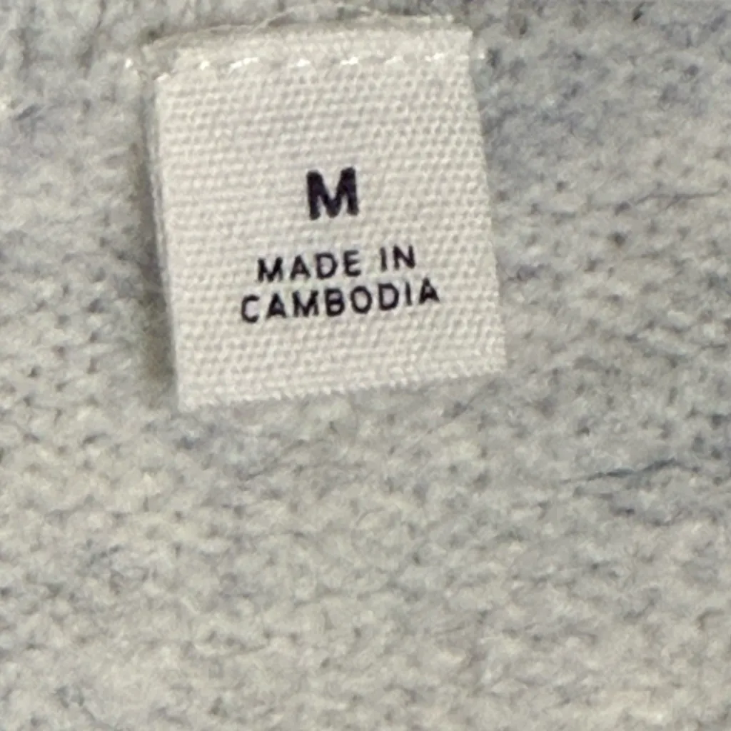 GAP Light Gray Off-the-Shoulder Sweater - Image 3