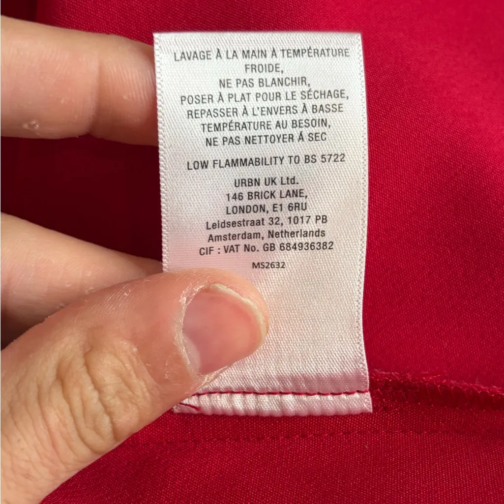 Mare Mare x Anthropologie Red Cutout Shift Dress Sleeveless Mini Size Xs - Image 12