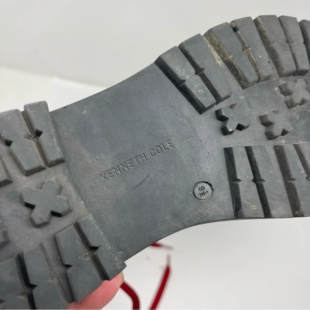 Kenneth Cole Women's Rhode Faux-Fur Waterproof Combat Boots 9.5 - Image 7