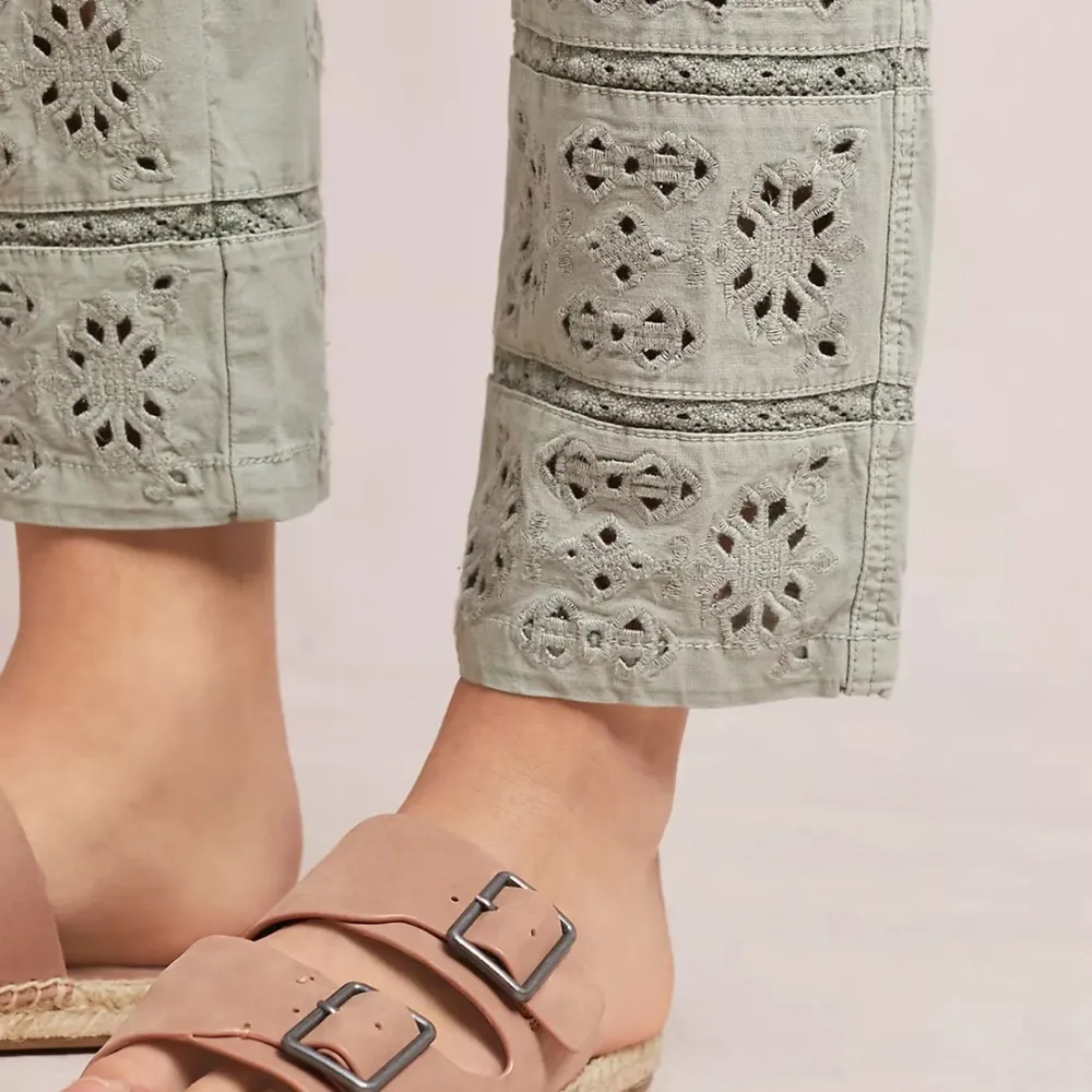Anthropologie Eyelet Wanderer Utility Pants AG Adriano Cropped Pants size 26 - Image 2