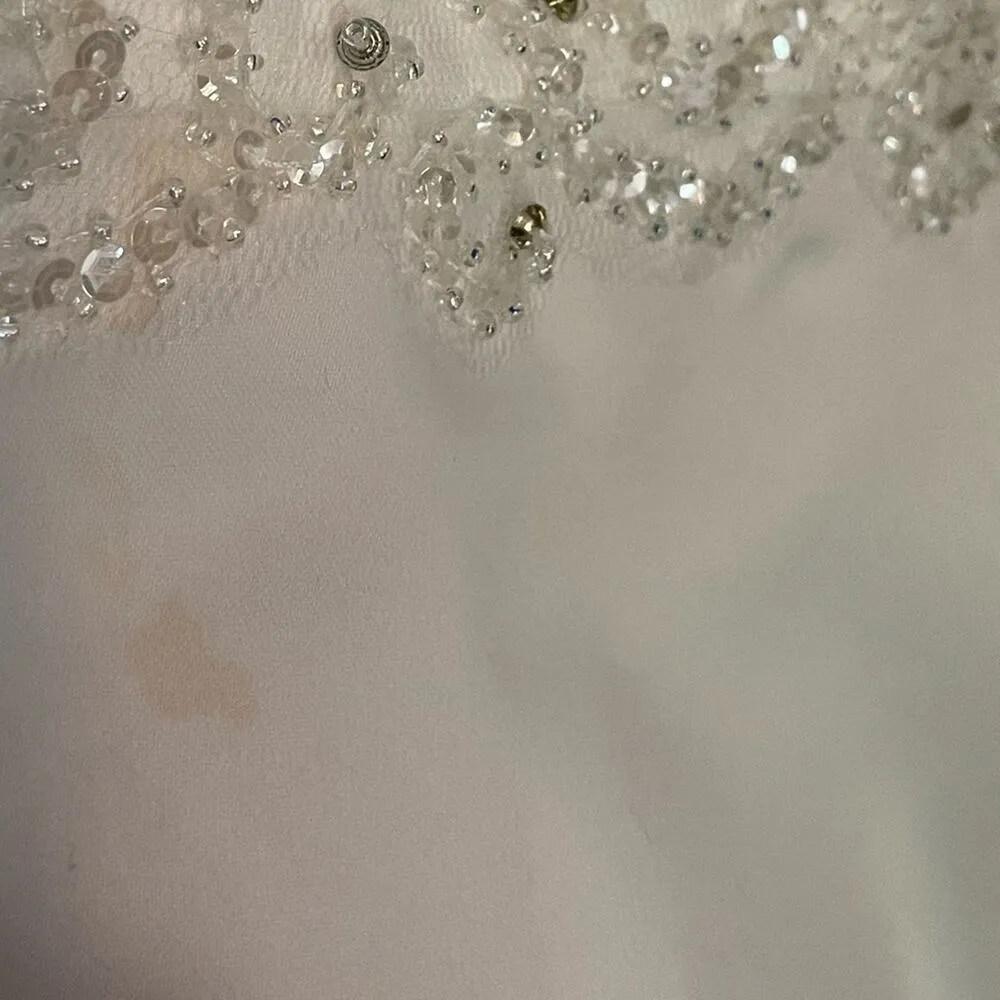 Tadashi Shoji beaded mermaid wedding dress - Image 8