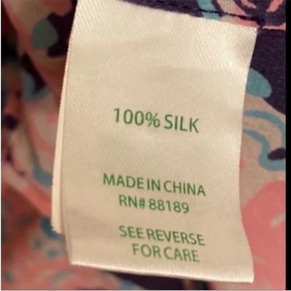 Lilly Pulitzer Elsa Pink Navy Pop Up For the Halibut Top Size XXS - Image 13