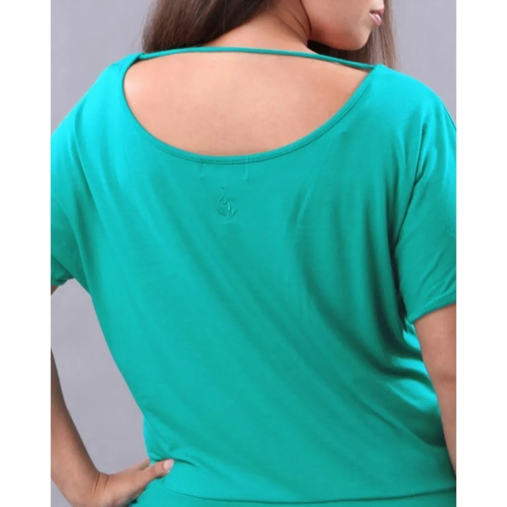 New! BABY PHAT Women's Plus Size Sequined Batwing Sleeve Dress Green Size 2X - Image 6