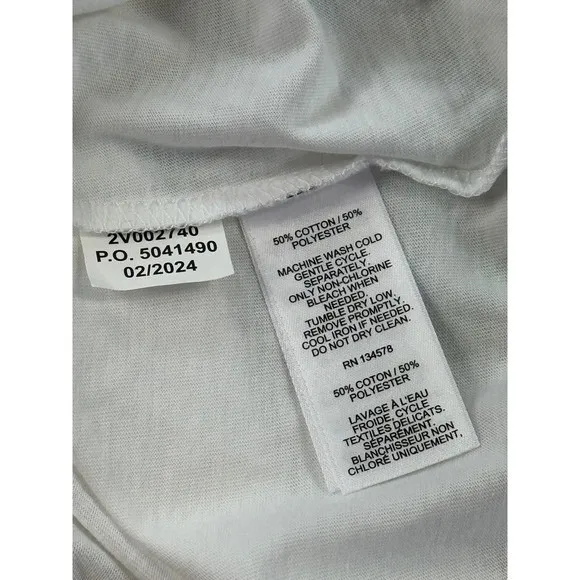 Vineyard Vines Classic Whale Logo T Shirt White XL Short‎ Sleeve Cotton Blend - Image 5