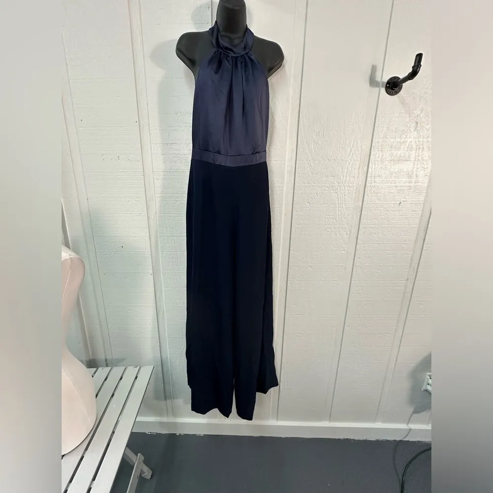 After Six Women’s Navy  Haltertop Pantsuit Size Small NW… - Image 2