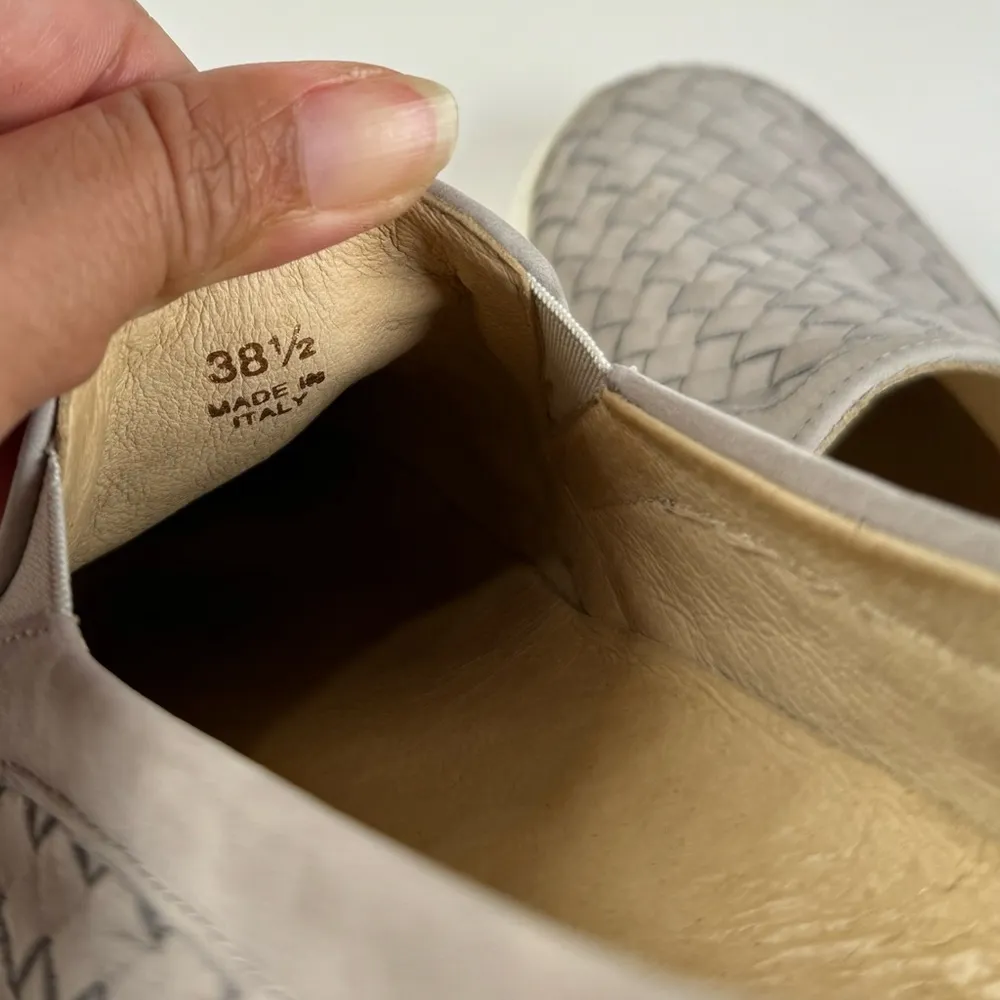 M. Gemi The Cerchio Slip On Grey Womens Size 38.5 | US 8.5 Gray - Image 7