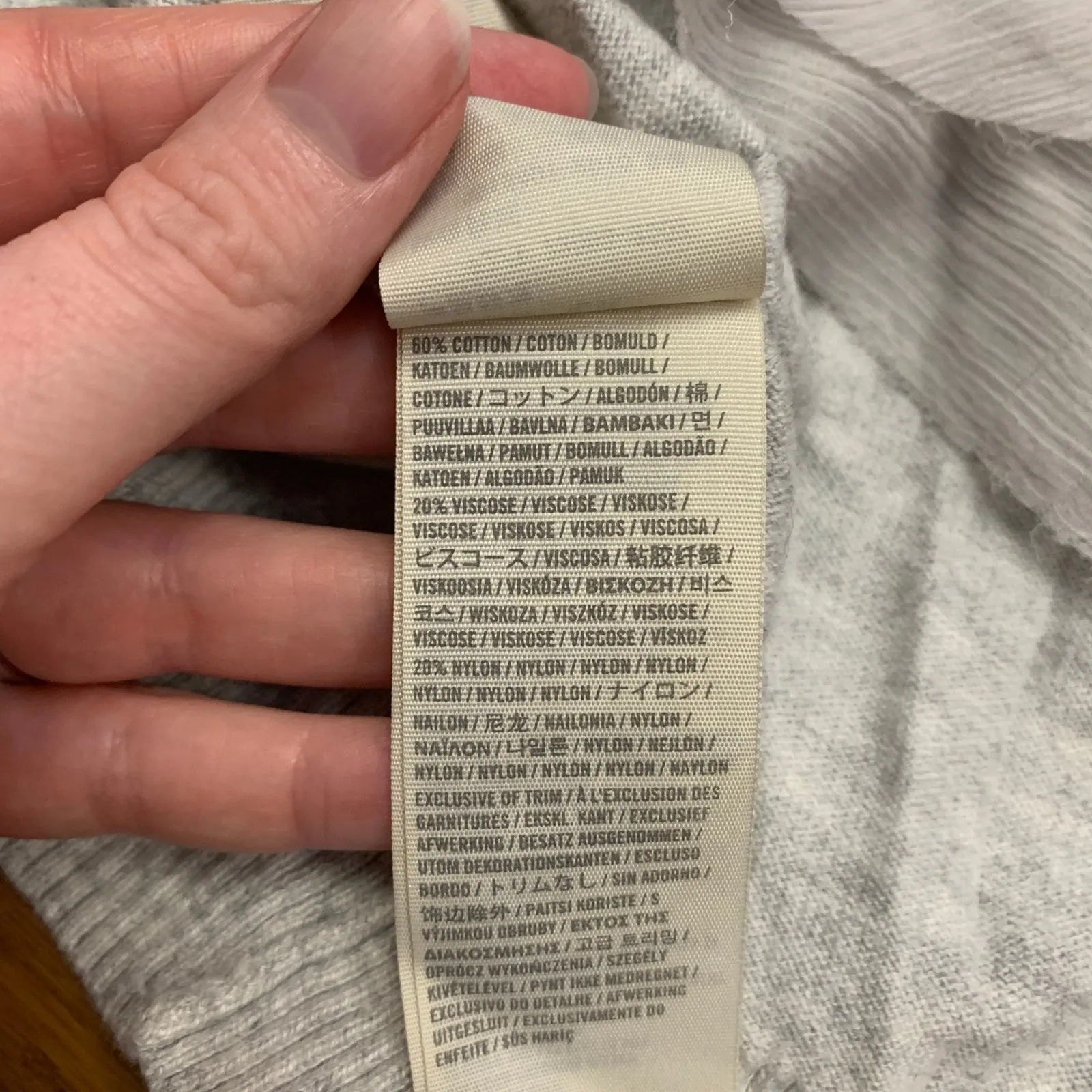 Abercrombie & Fitch Cardigan Womens Size Small Ruffle Front Knit Sweater Gray‎ - Image 5