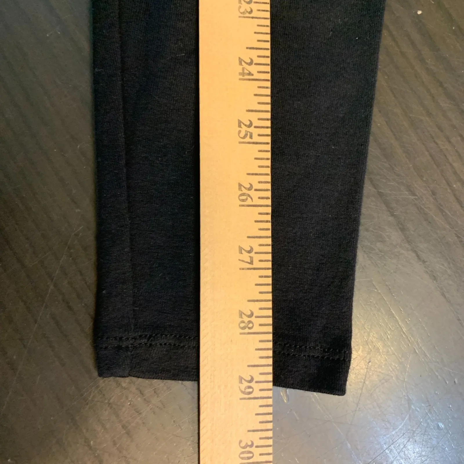 Karen Scott Black Long Sleeve Top Poinsettia Christmas Heart Embroidery Size M - Image 12