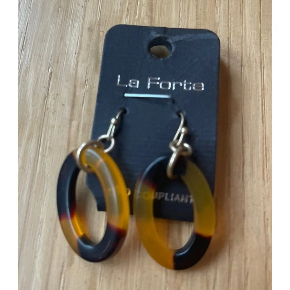 Barbed Wire Necklace and earrings Chain Gold set Yellow - Image 3