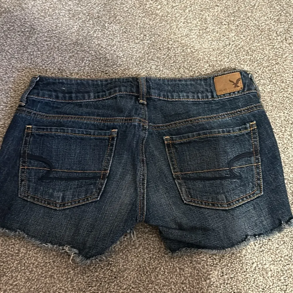 American Eagle Outfitters Floral Embroidered Jean Shorts 4 - Image 4