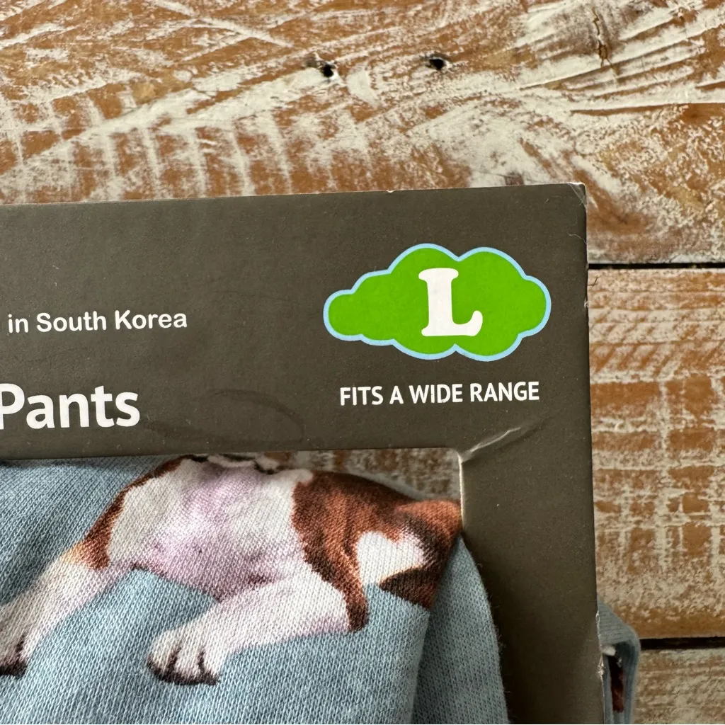 🐾Boxer Dog Adult Unisex Pajama Bottoms – Comfies by E&S PETS🐾 ~Size Large Blue - Image 9