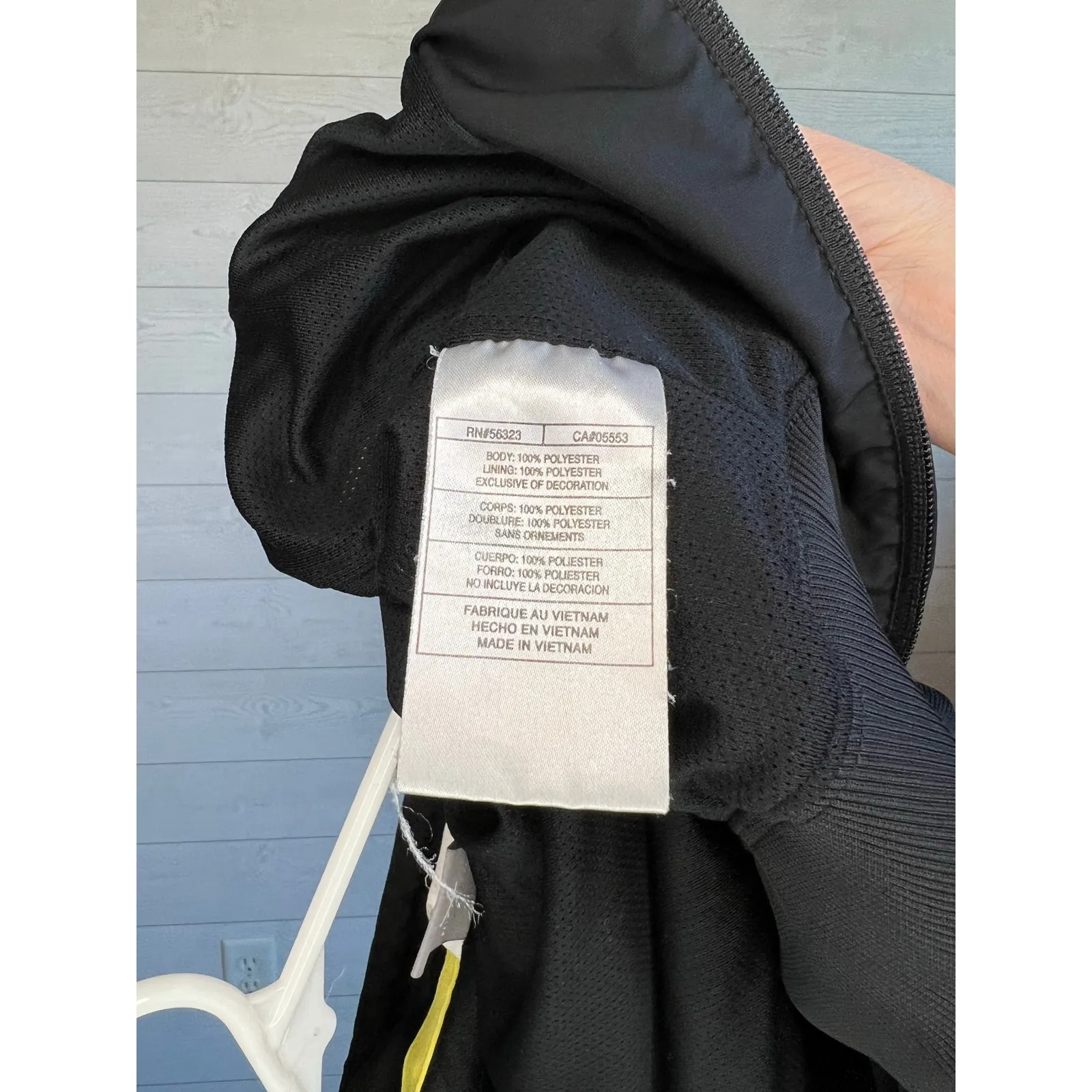 Nike black/white women’s track jacket Size medium (8-10) - Image 8