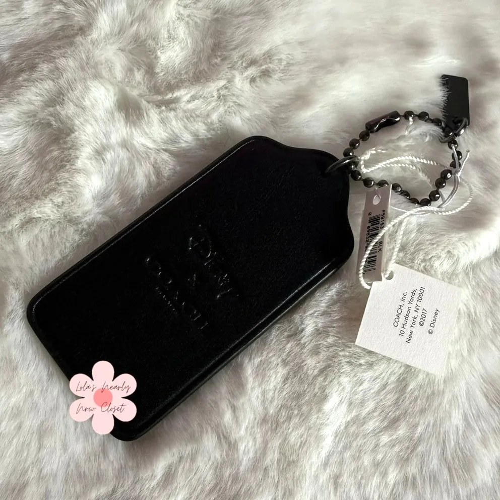 3" Disney x Coach Mickey Mouse Collectible Bag Charm Keychain Key Fob - Image 2