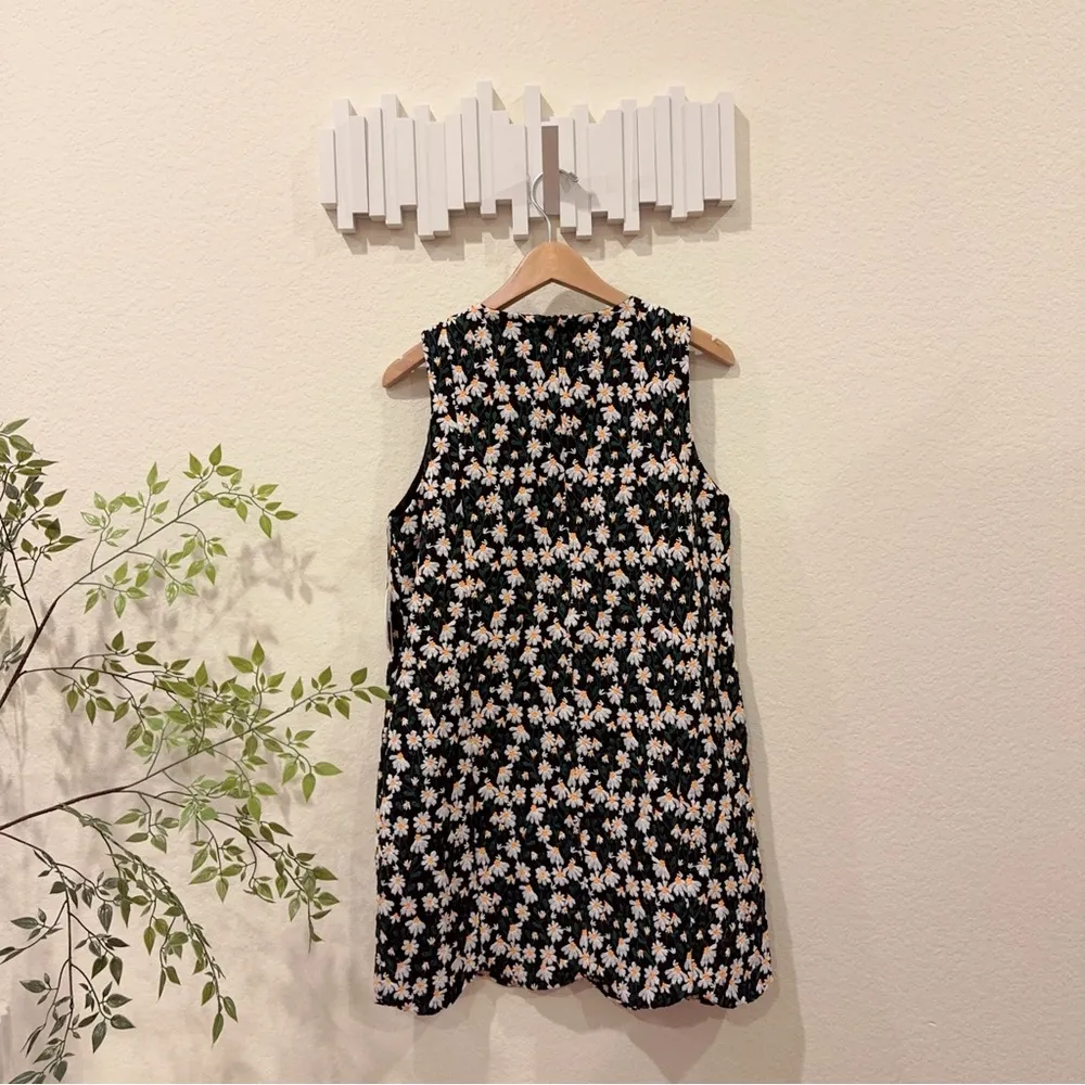 Lost + Wander Chamomile Hills Mini Shift Dress Black White Floral Size M NWT - Image 7