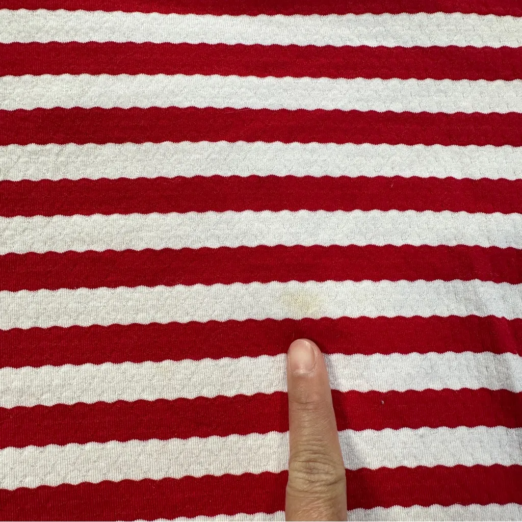 Escada Women’s Sleeveless Top Textured Wave Striped V - Image 11