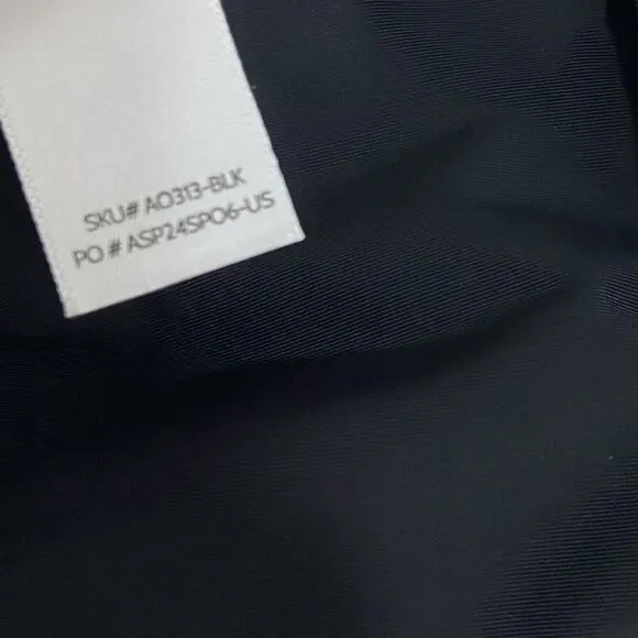 ANDIE‎ nwot THE FIJI black lace up back one piece swimsuit M - Image 5