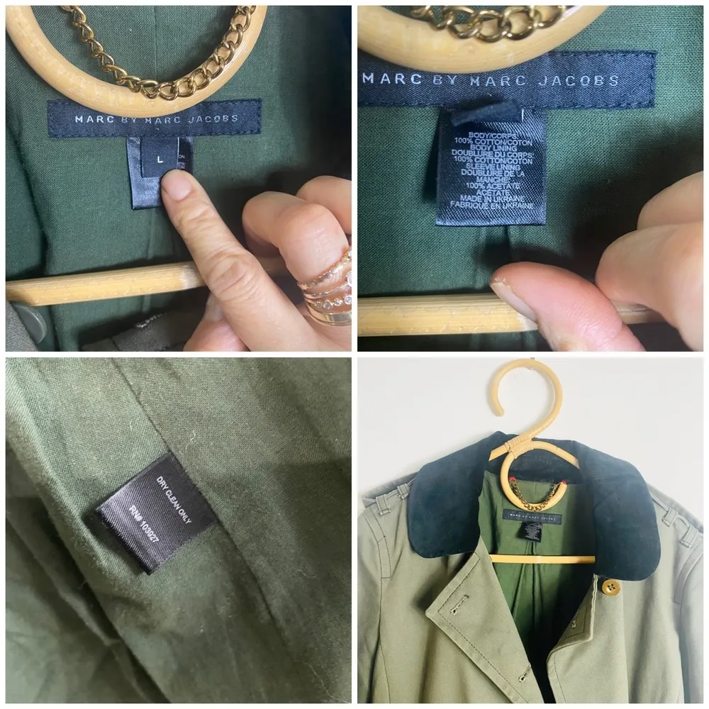 Marc Jacobs utility military style jacket - Image 14