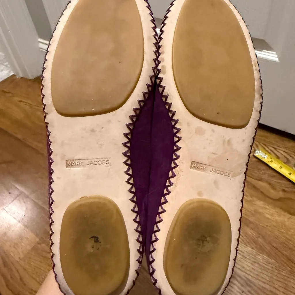 Marc Jacobs Purple Suede Women's Flats size “7” - Image 5