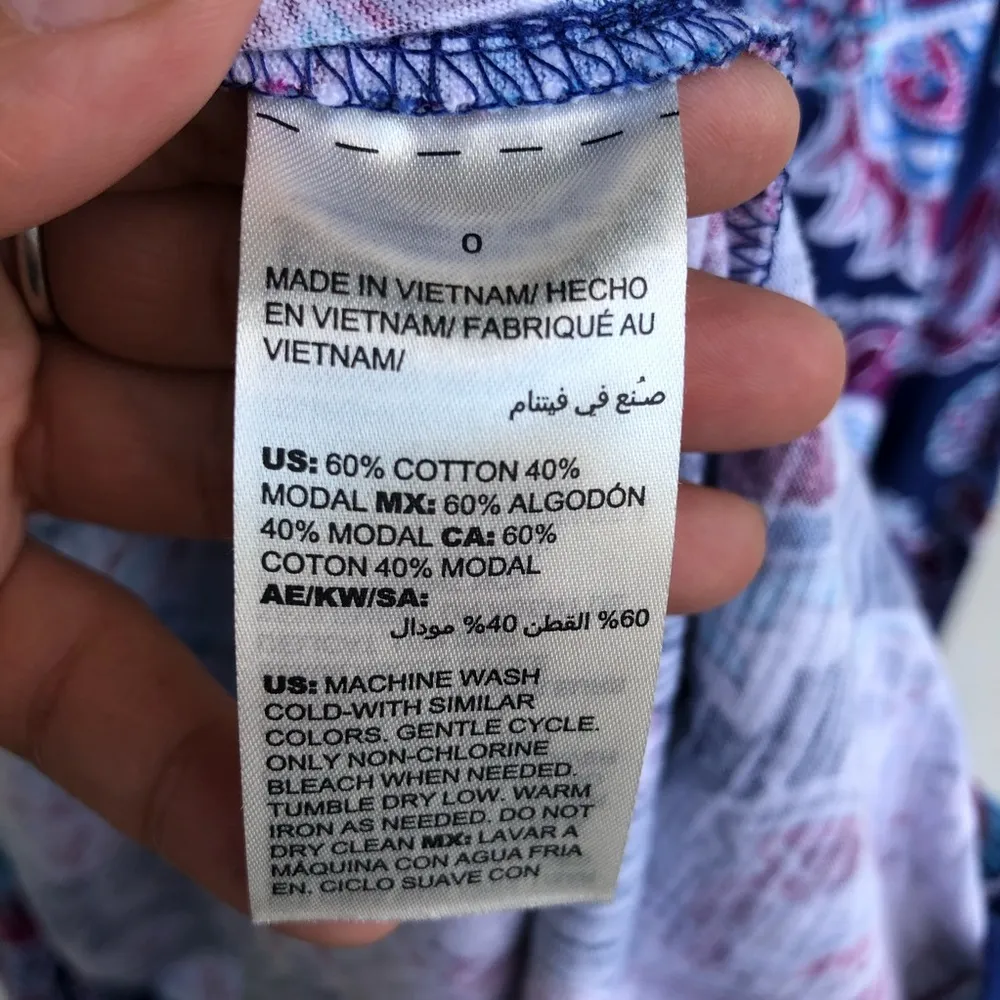 Chicos Women’s Cardigan The Ultimate Tee Floral Paisley Cardigan Small - Image 9