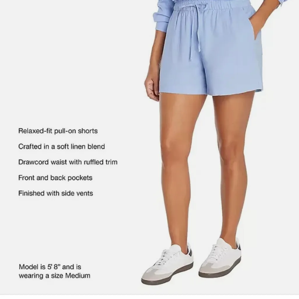 Gap Women’s Linen Blend Pull On Shorts - Image 4