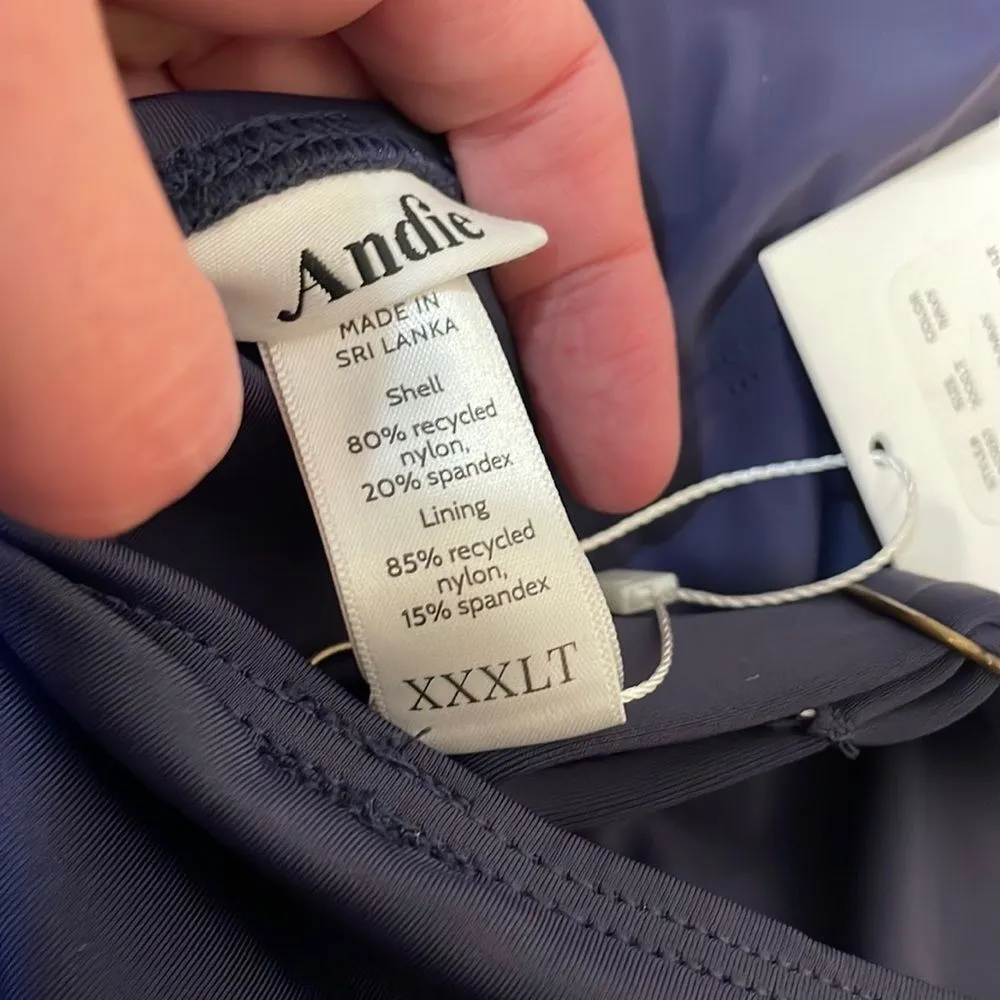 Andie The‎ Amalfi One Piece LT Swimsuit Navy plus size XXXL Tall NWT - Image 8