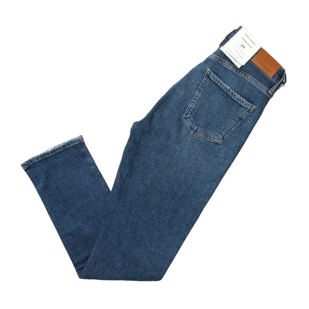 NWT Citizens of Humanity Charlotte in Dance Floor High Rise Straight Jeans 24 - Image 7