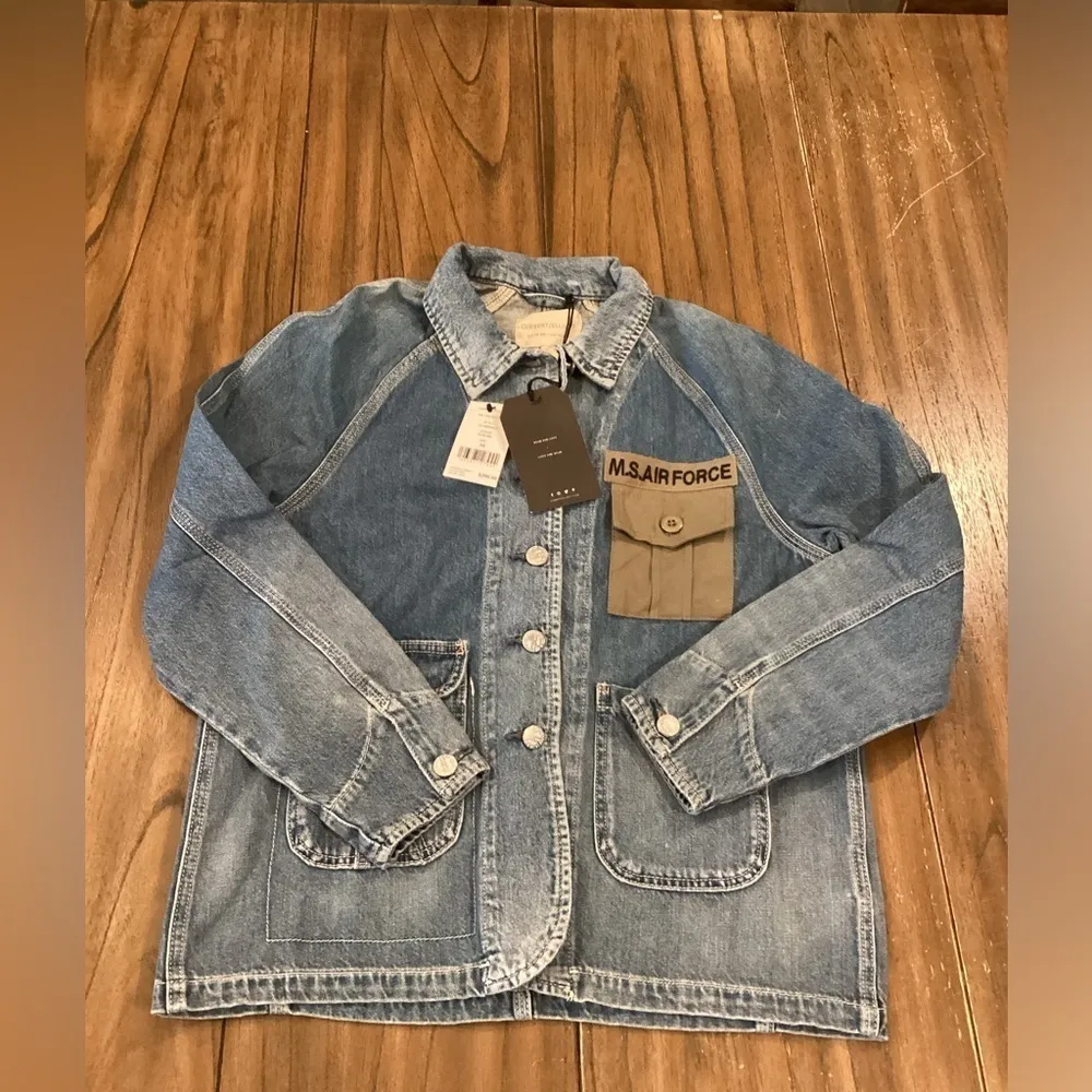Revolve Current/Elliott The Liberator denim Jean jacket in Sublime xs nwt - Image 2