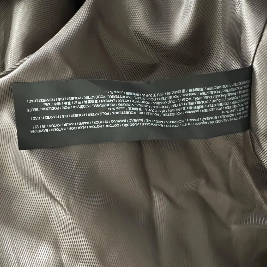 Mango Classic Beige Long Sleeve Trench Coat - Image 12