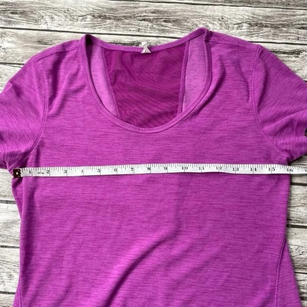 Old Navy Active Breathe On Tee T Shirt Crewneck Pink Purple S SM Small Tall ST - Image 10
