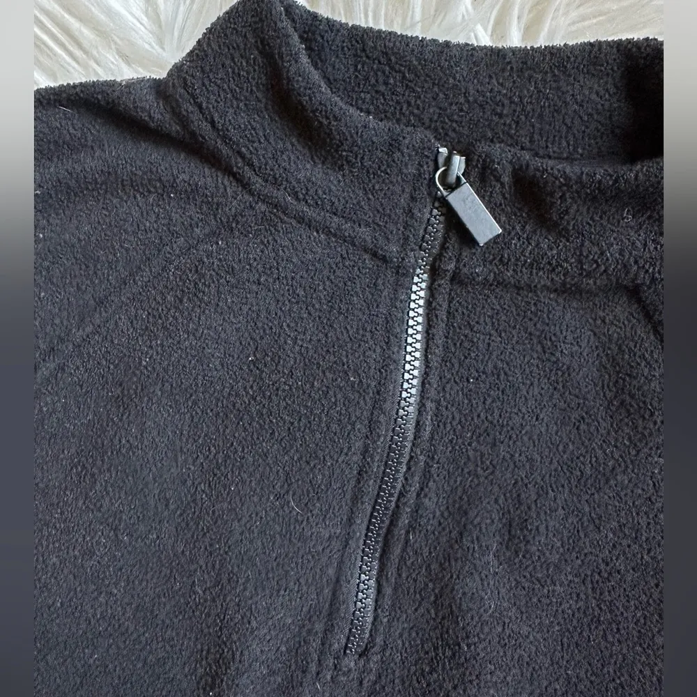 Textured cropped half zip pullover - Image 5