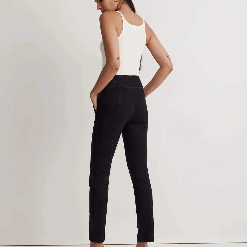 Madewell The Perfect Vintage Jean in True Black Wash: Tuxedo Edition EUC Size 32 - Image 3