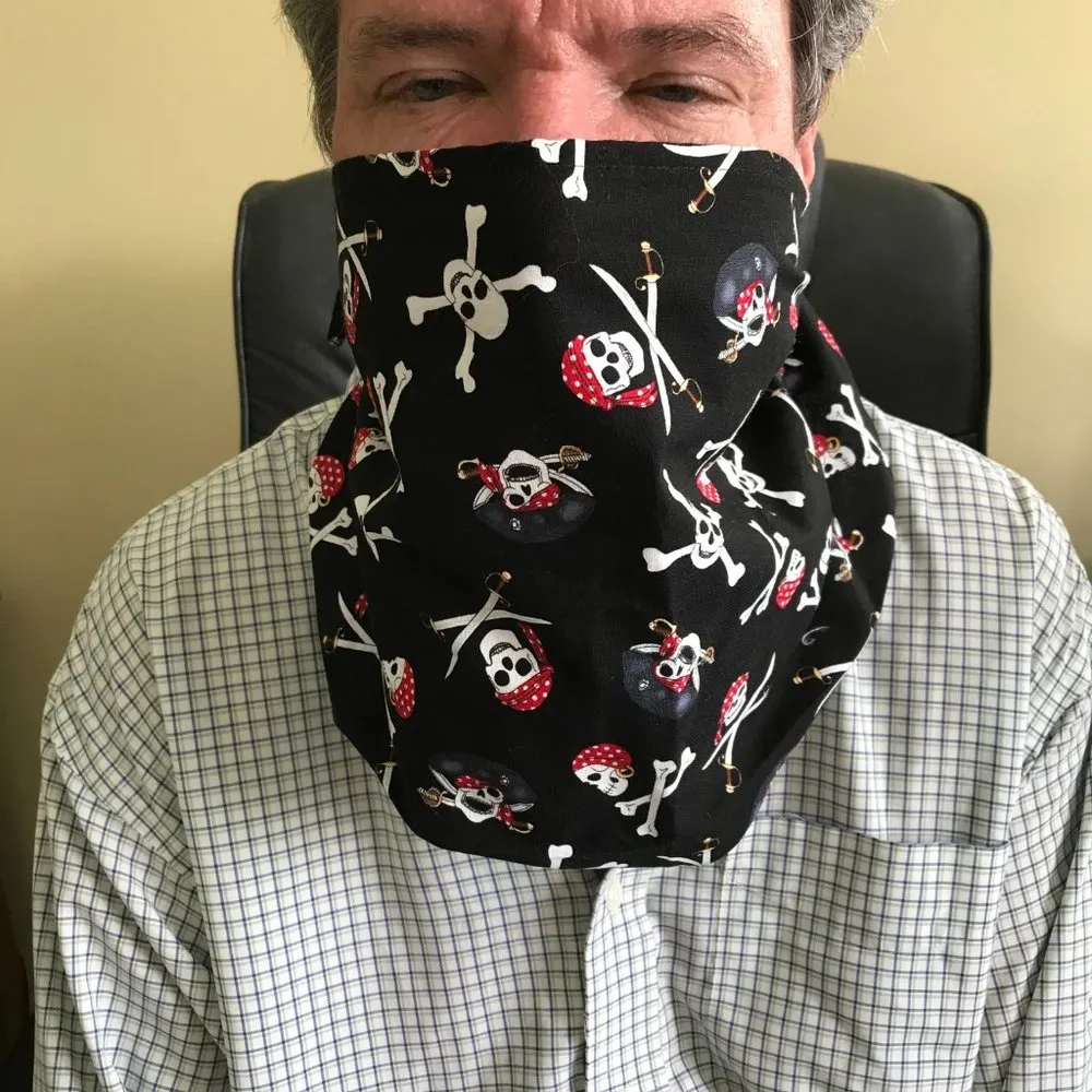 Pirate Scarf Decorative Face Cover Handmade New - Image 5