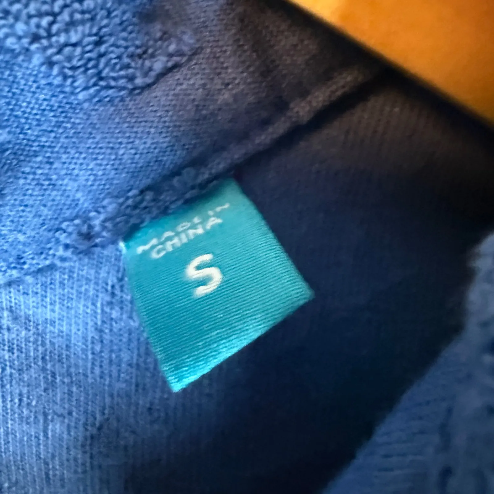 Tori Richard Pineapple Bungalow Charlene Blue Textured Polo Shirt Women's Size S - Image 4