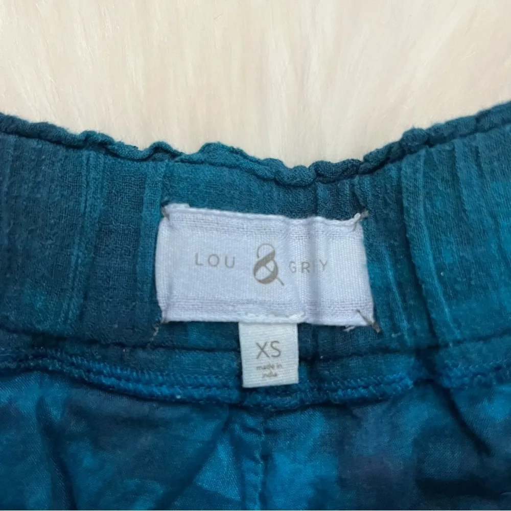 Lou & Grey Blue tie dye casual short - Image 3
