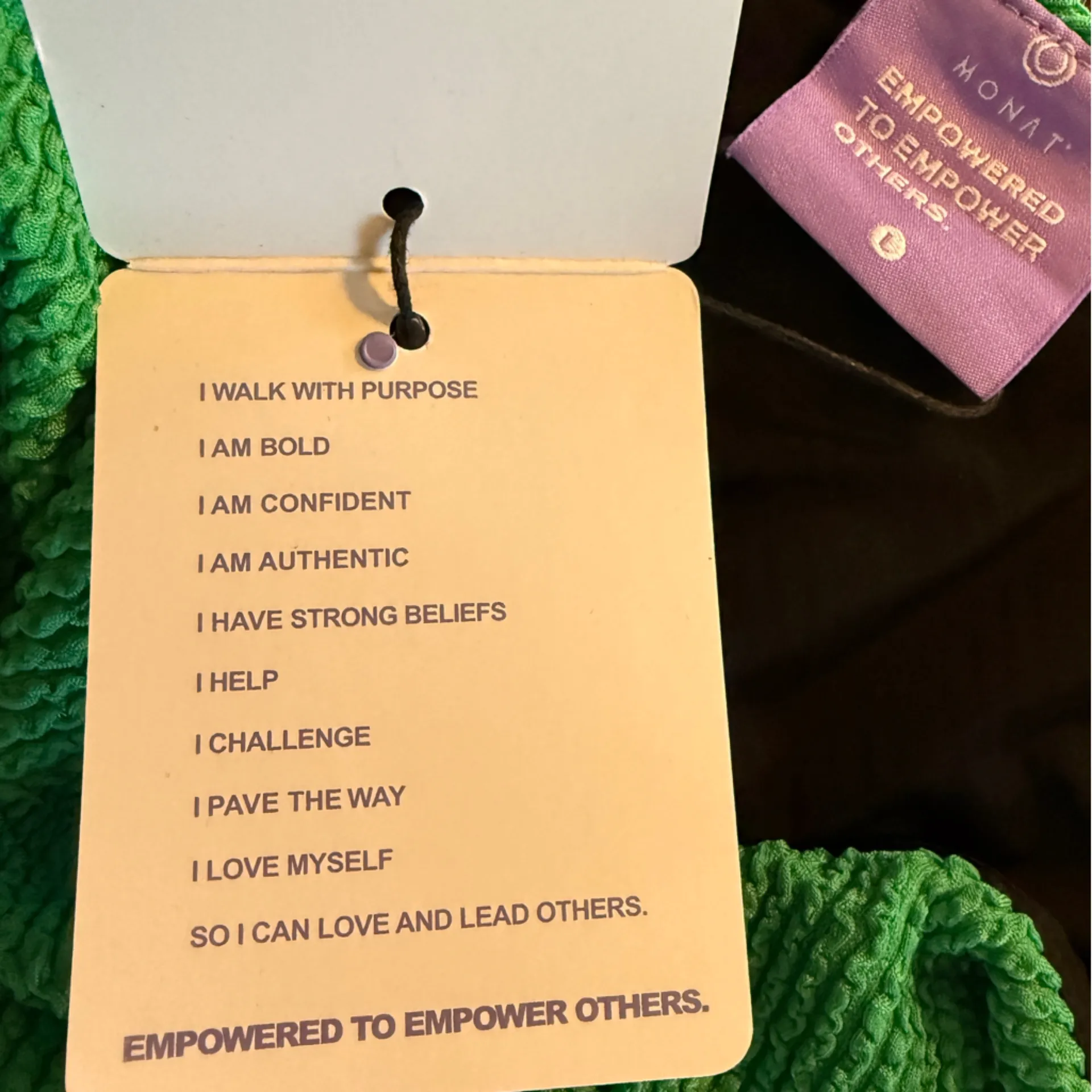 NWT Monat Gear Monat Long Sleeve Green Bodysuit Women’s Size Large - Image 10