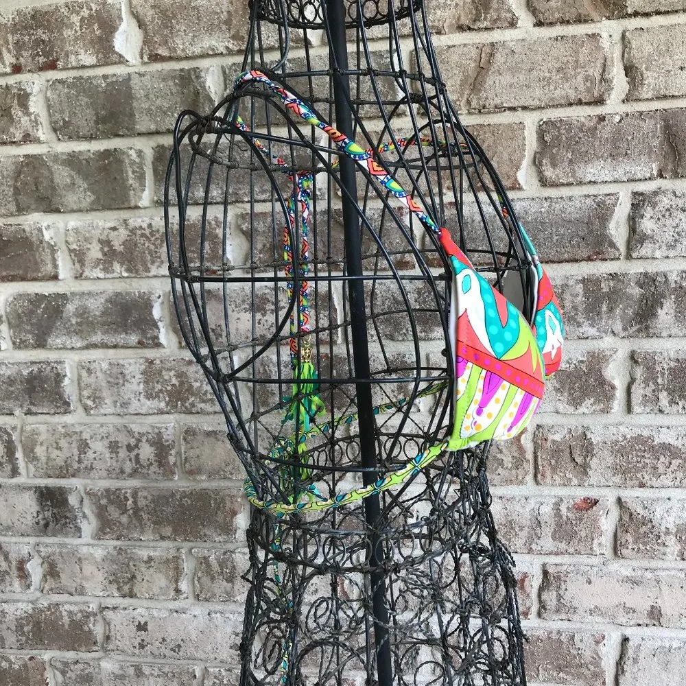 Trina Turk  Bikini top Size 2 Triangle Multi Color - Image 8