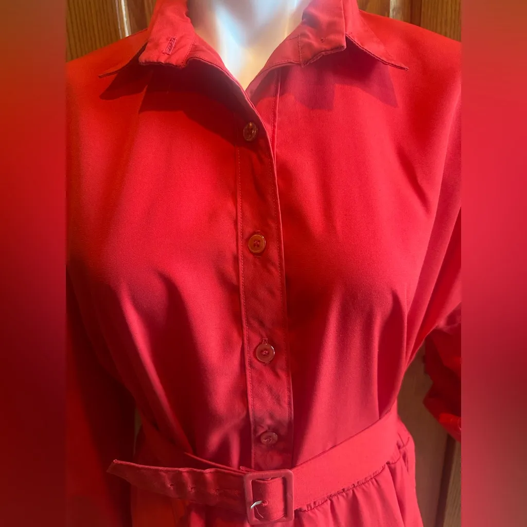 Vintage 1980’s Shirt Dress MC II SQUARED Hy - Image 2