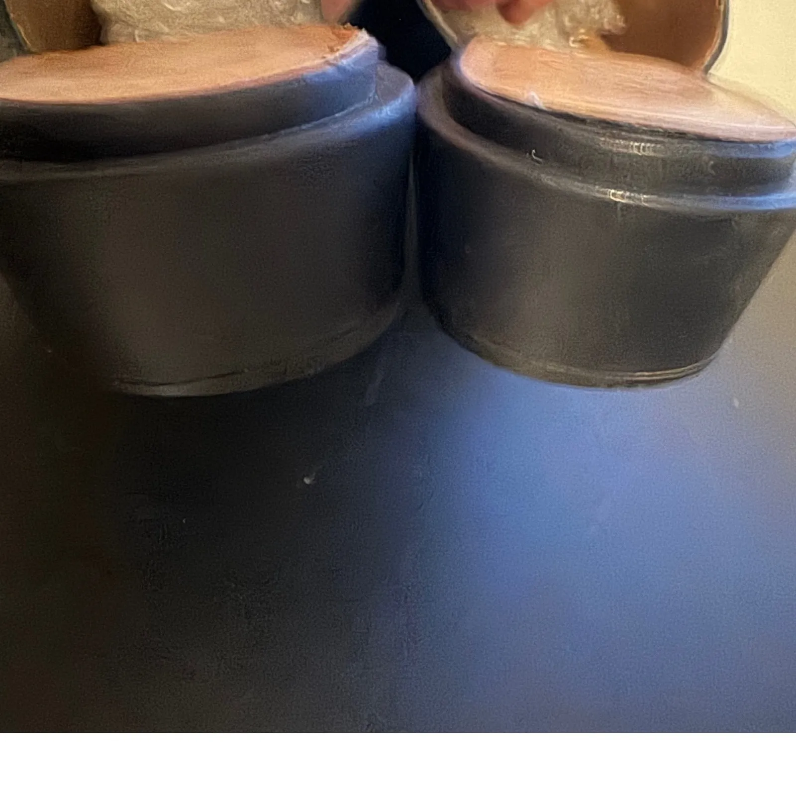 Anthropologie Bettye Muller Womens Black Leather SlipOn Tassle Mules sz 6 Preppy - Image 6