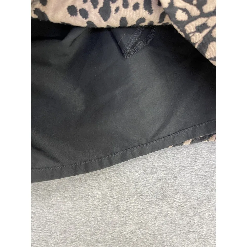 LOFT Ann Taylor Women's A Line Skirt Printed Textured Size 4 Cotton blend Animal - Image 6
