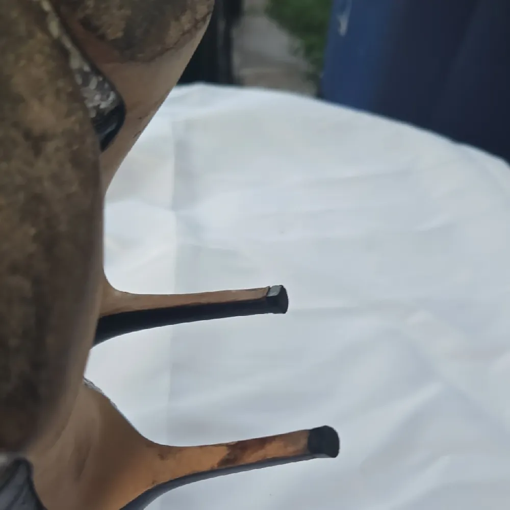 Jimmy Choo Black and Tan Heels - Image 7