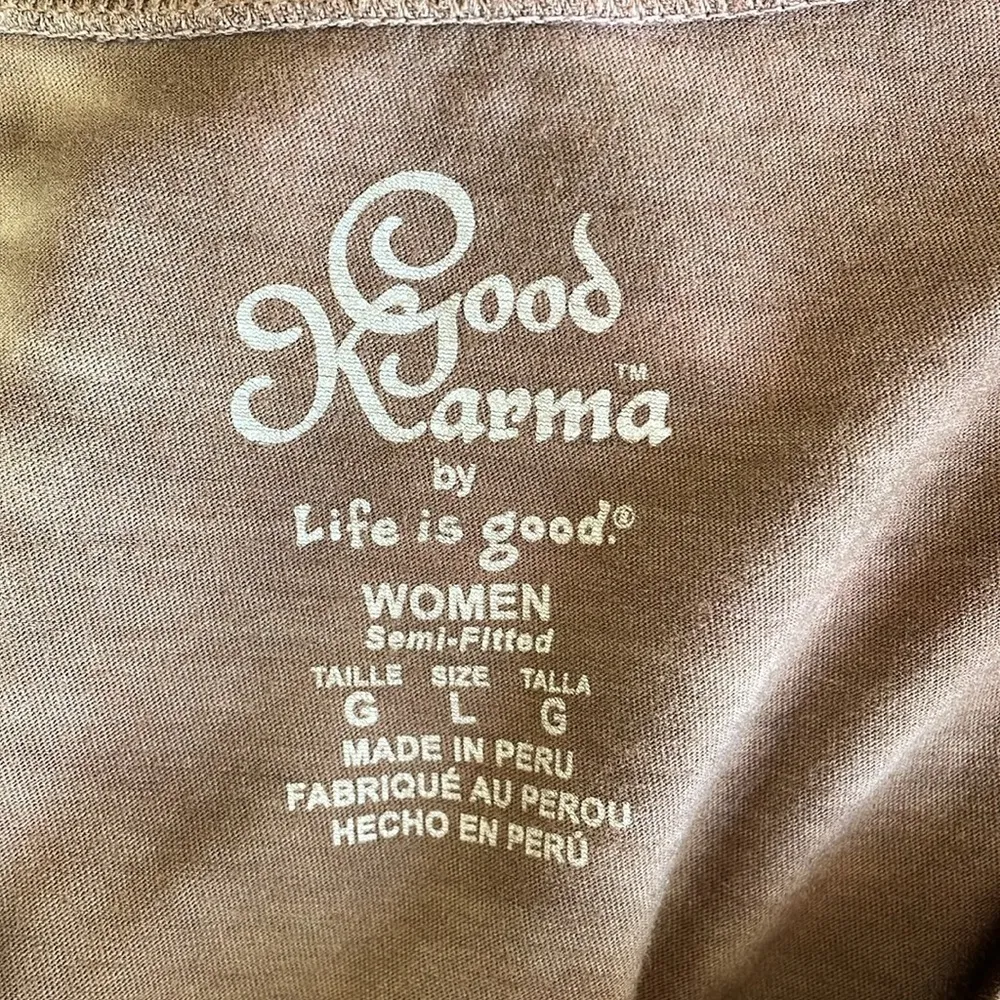Life is Good Good Karma Tie Dye Short Sleeve Tee - Image 6