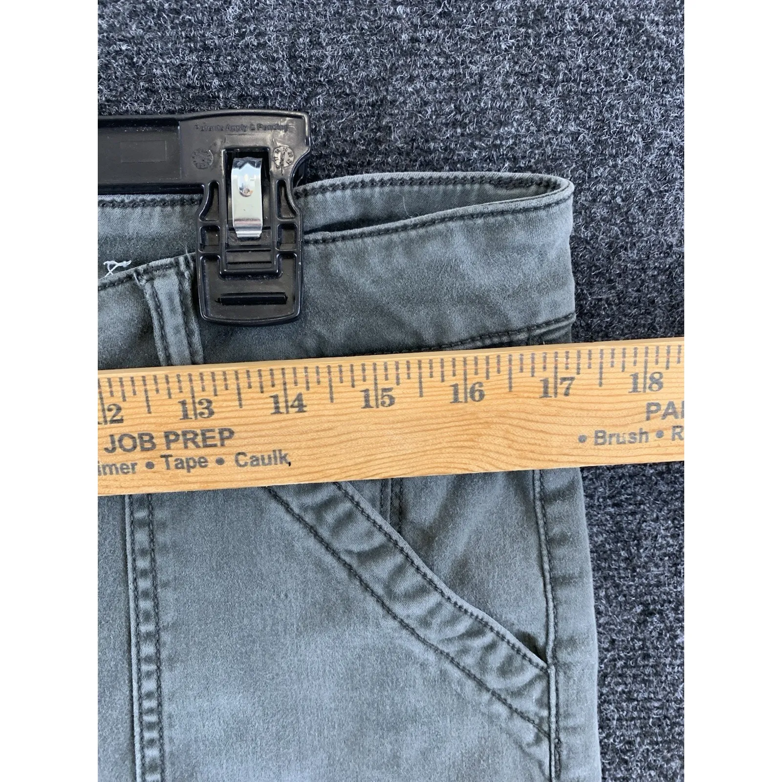 American Eagle Women’s Jeggings Moto Army Green Grunge Size 18 - Image 5