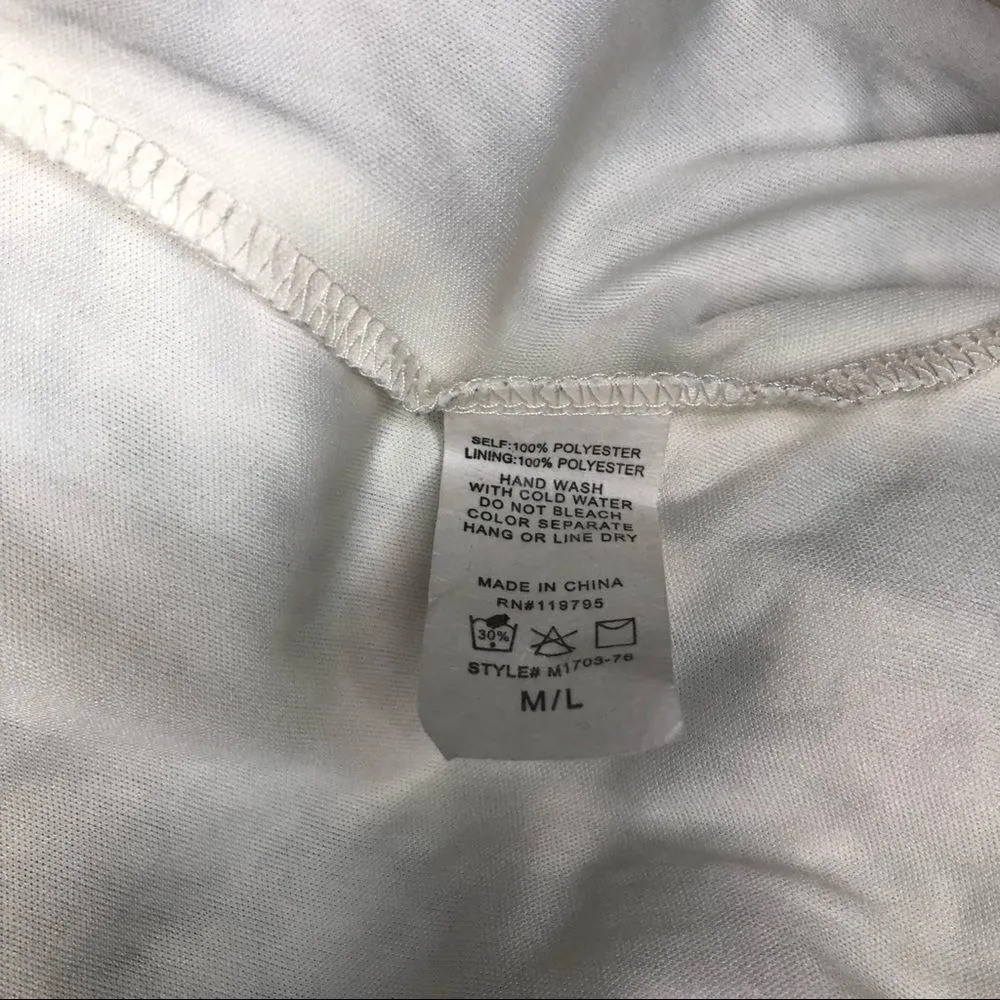 Moon Collection tulle floral embroidered skirt sz M/L - Image 7