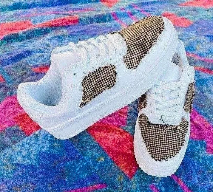 Time & Tru Custom Air Force 1 Dupe Sneakers  - Image 4