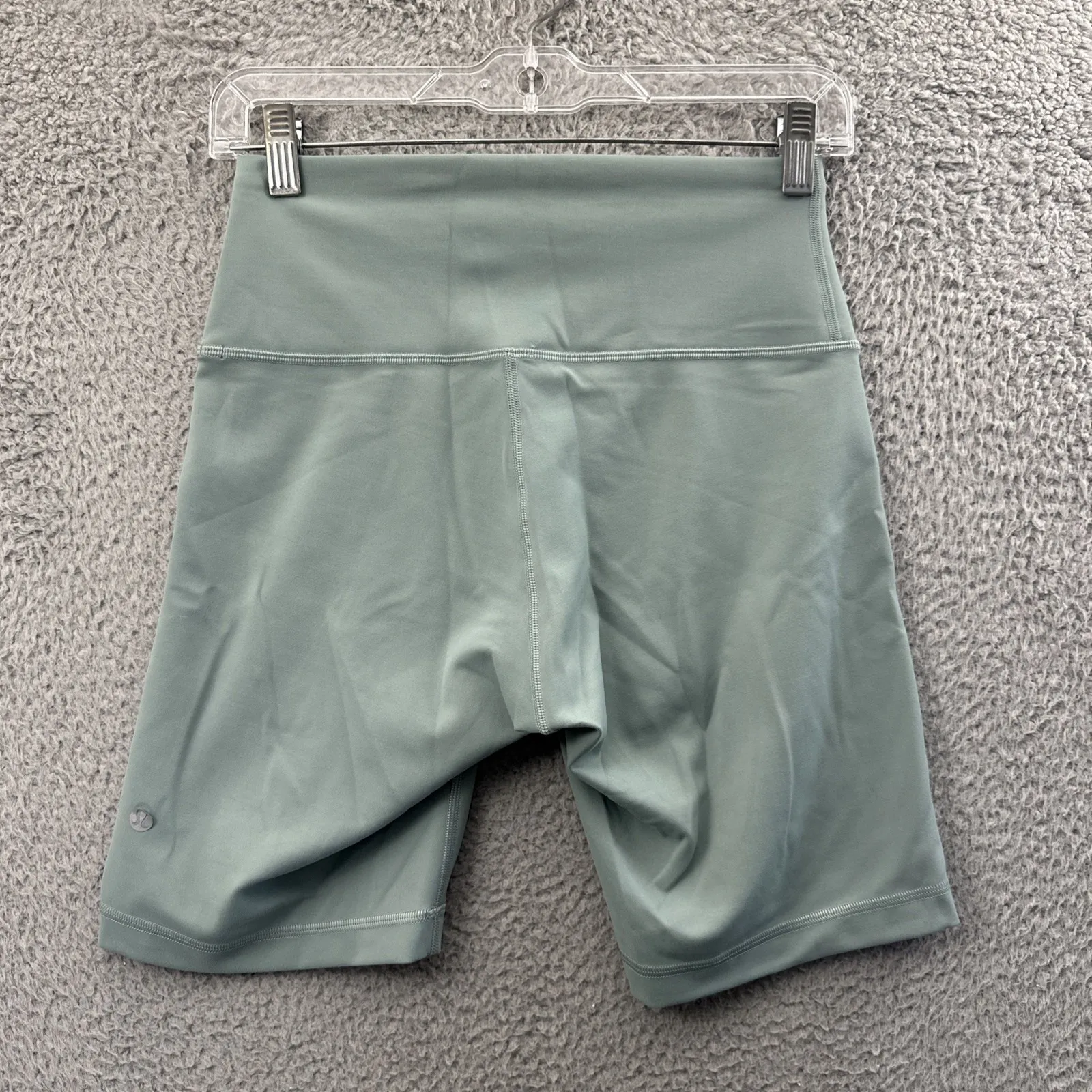 Lululemon Wunder Train Contour Fit High Rise Shorts 8" Misty Glade Biker Women 8 - Image 3