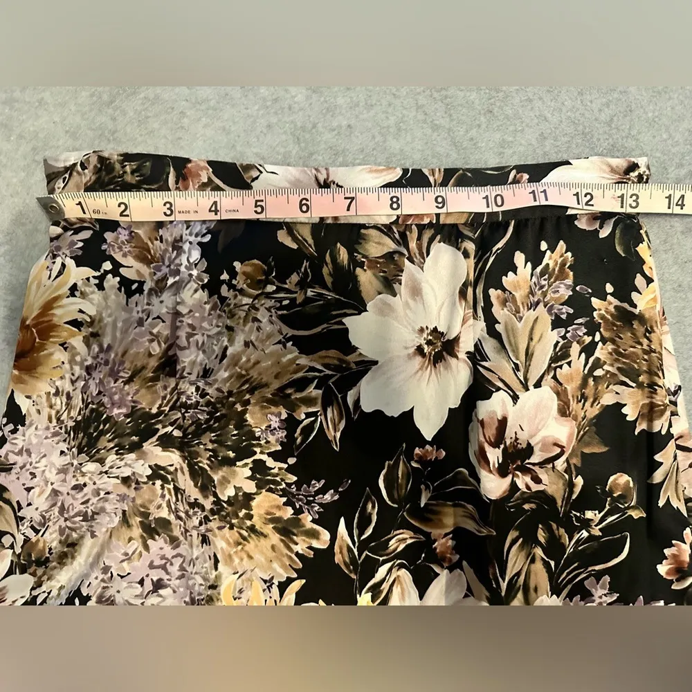 NWT Antonio Melani Quinn floral a line ruffle tiered knee length skirts size 2 - Image 5