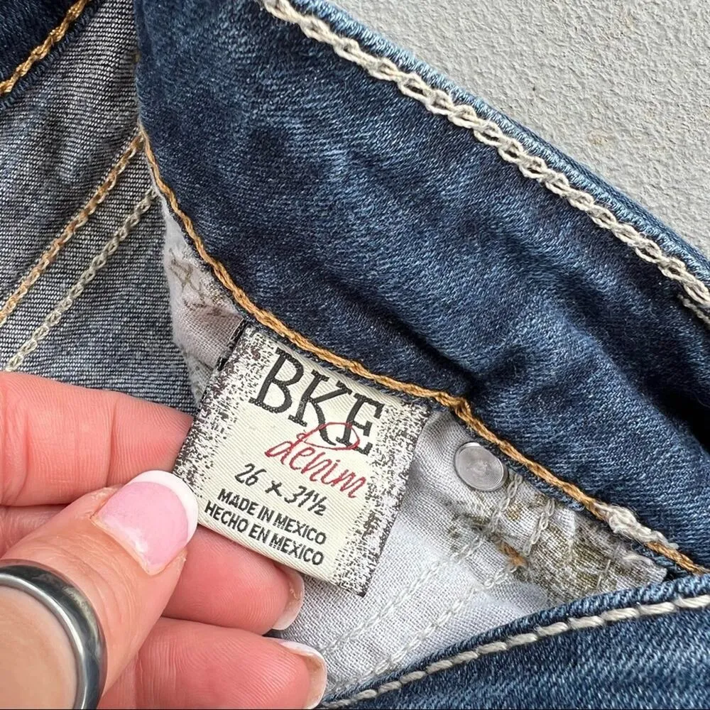 BKE culture low rise boot cut jeans 28R - Image 6