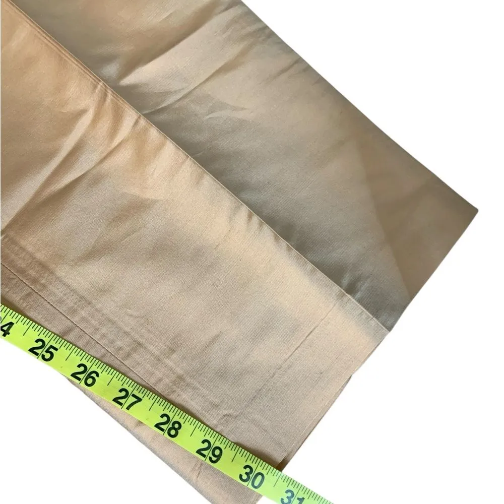 Kasper Career 100% Silk Dress Pants Women 10 Straight Leg Metallic Trousers - Image 7