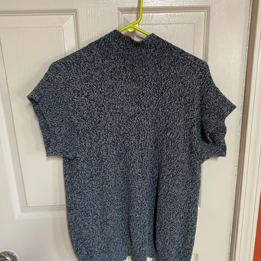 Bobbie Brooks Black and White Knit Cardigan Gray Size XL - Image 5