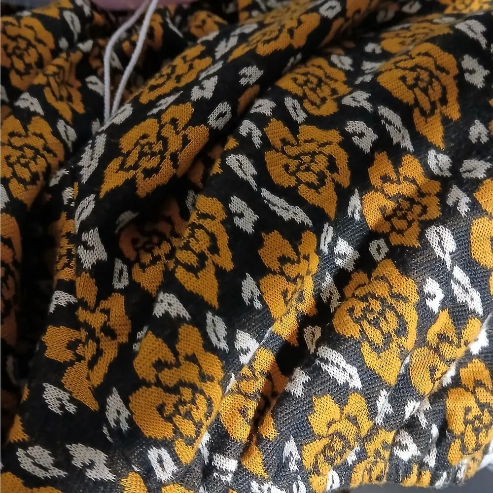 Azura Women's Dress Size Large Brown Floral Boho Cottage Peasant Babydoll - Image 9